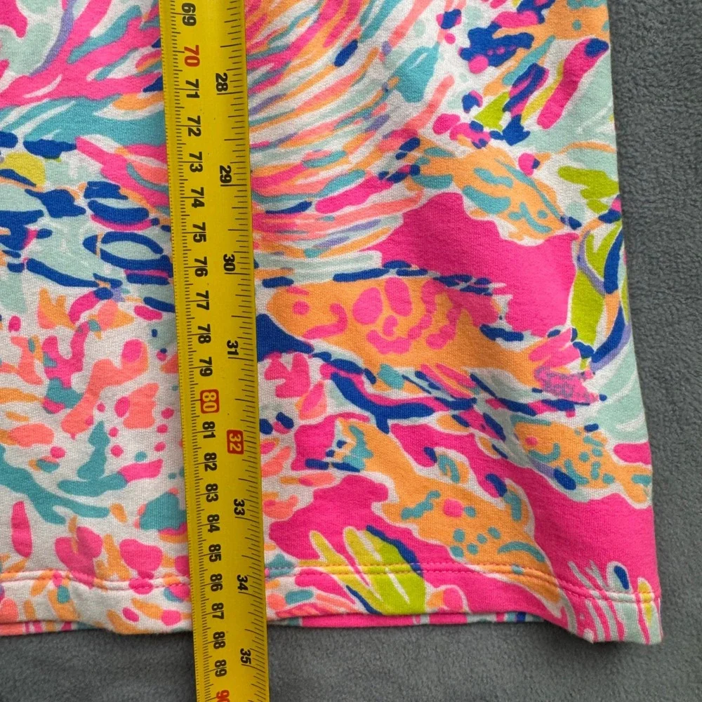 Lilly Pulitzer NWOT Long Sleeve Devon Beach Dress Coral Reef Print XS - Picture 3 of 6